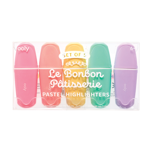 OOLY Le Bonbon Patisserie Pastel Highlighters in packaging