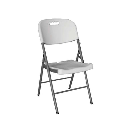 Lifestyle Folding Chair Plain White