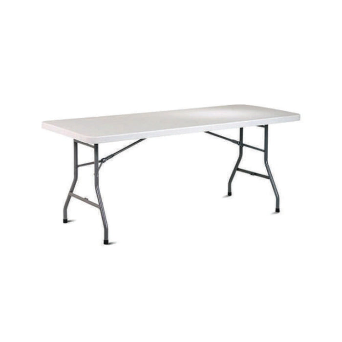 Lifestyle Folding Table Rectangle 6ft White