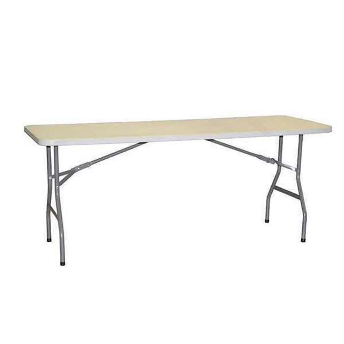 Lifestyle Folding Table Rectangle 8ft White