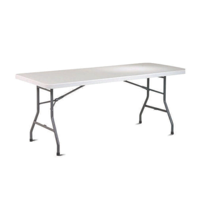 Lifestyle Folding Table Rectangle 8ft White