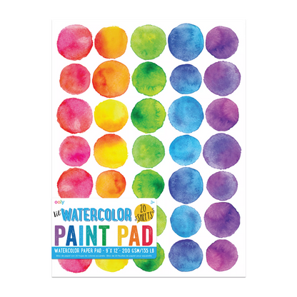 Front cover of OOLY Lil Watercolor Paint Pad