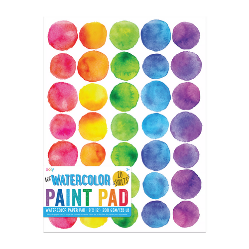 Front cover of OOLY Lil Watercolor Paint Pad