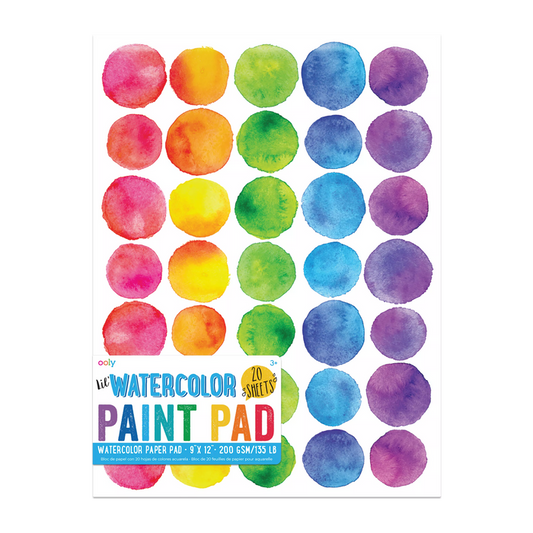 Front cover of OOLY Lil Watercolor Paint Pad