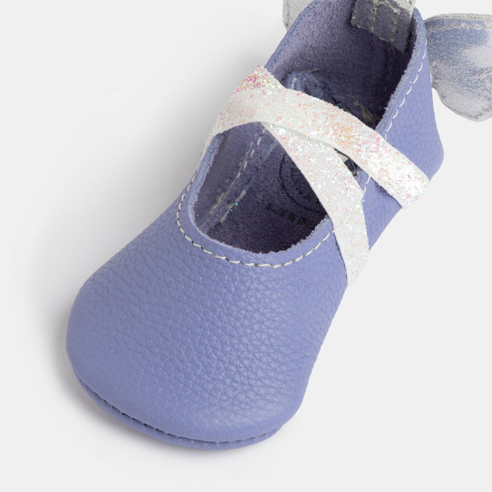 Lilac Flutterby Ballet Slipper Baby Shoe Ballet Slipper Soft Sole