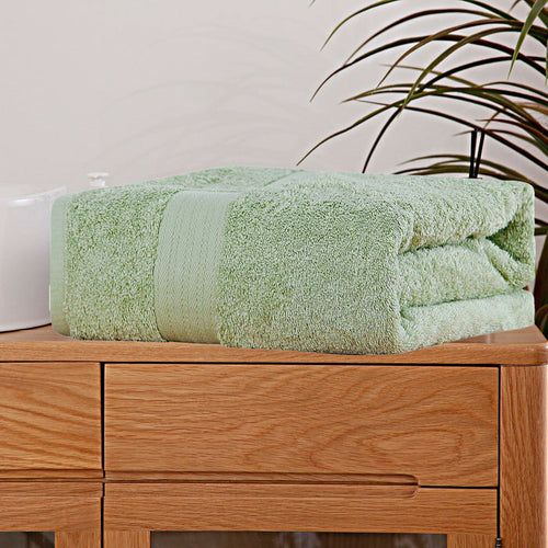 Linenland Extra Large Bath Sheet Towel 89 x 178cm - Sage Green -Home Living Store - -