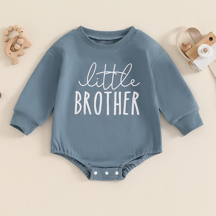 LITTLE BROTHER Long-Sleeve Onesie