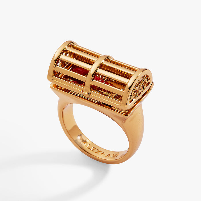 Lobster Boil Hinged Cage Ring