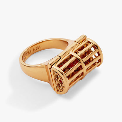 Lobster Boil Hinged Cage Ring