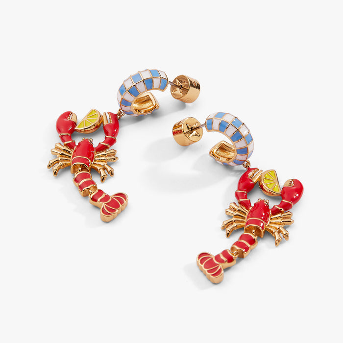 Lobster Boil Statement Earring