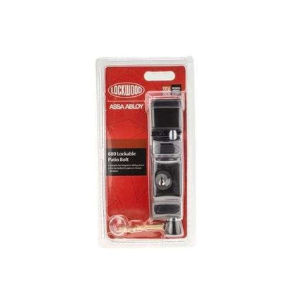 Lockwood Patio Bolt Silver 680 NSC DP