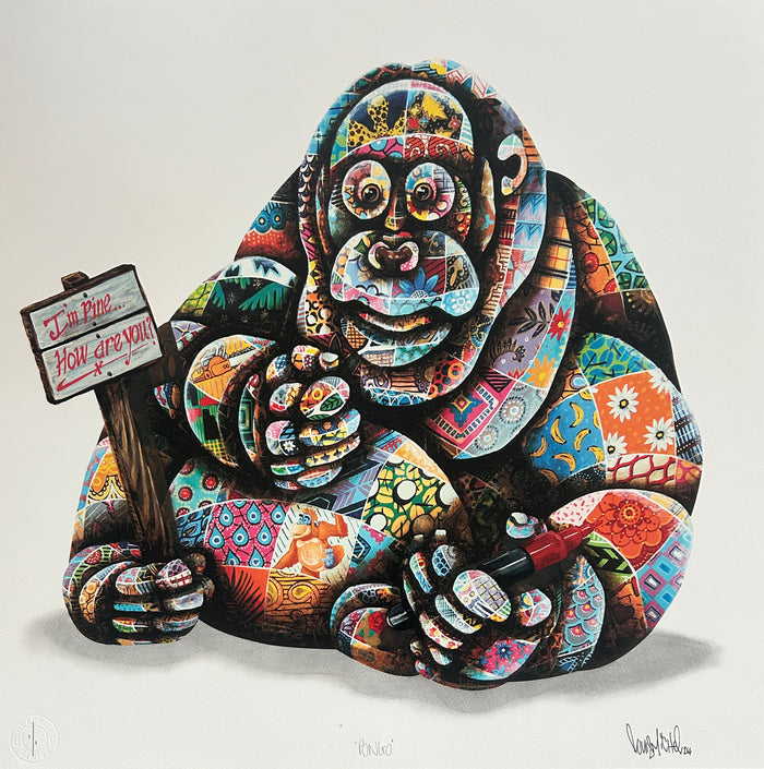 LOUIS 'MASAI' MICHEL - PONGO - 1/1's (SIGNAGE)