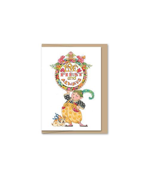Love First Mini Card