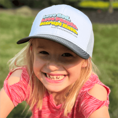 "Love God. Love People. Disrupt Hate." Trucker Hat