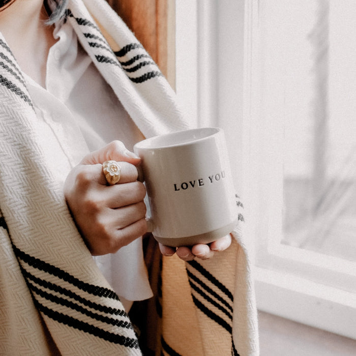 Love You 14 oz Stoneware Coffee Mug [Online Only]