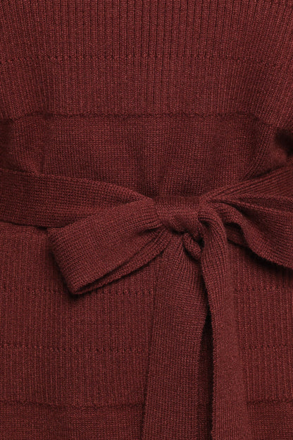 Petal and Pup USA DRESSES Lucca Mini Sweater Dress - Chocolate Brown