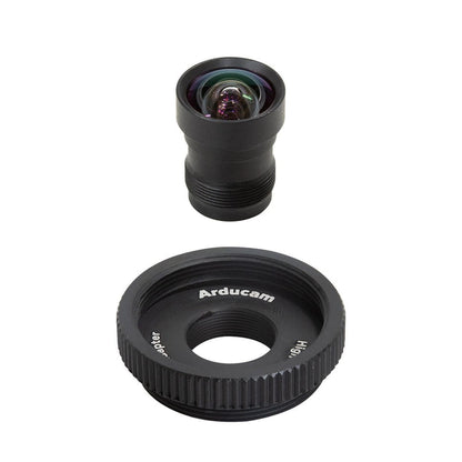 M12 Lens - 75-Degree FOV with Raspberry Pi HQ Camera Adapter by Arducam - The Pi Hut