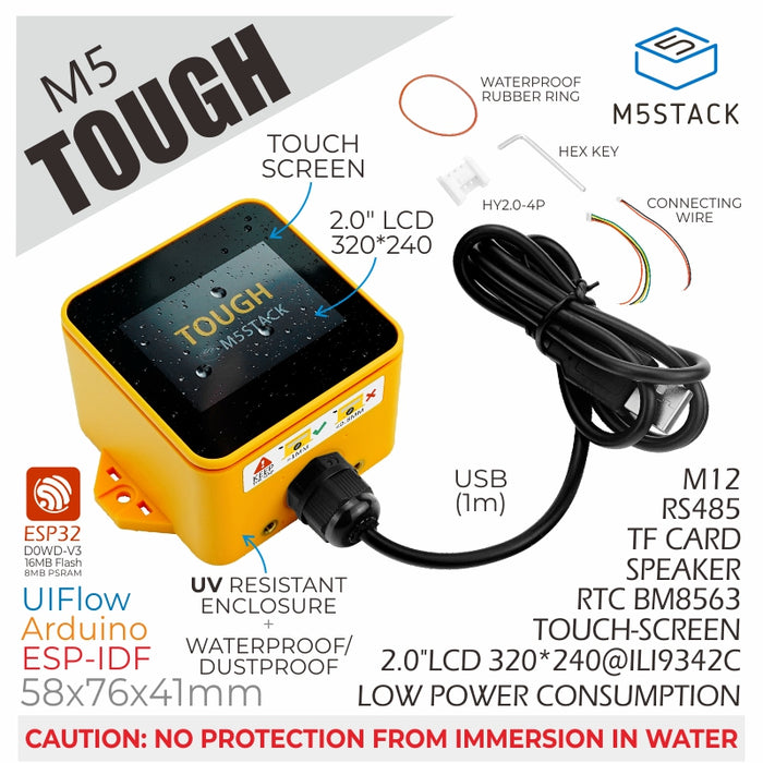 M5Stack Tough ESP32 IoT Development Board Kit - m5stack-store