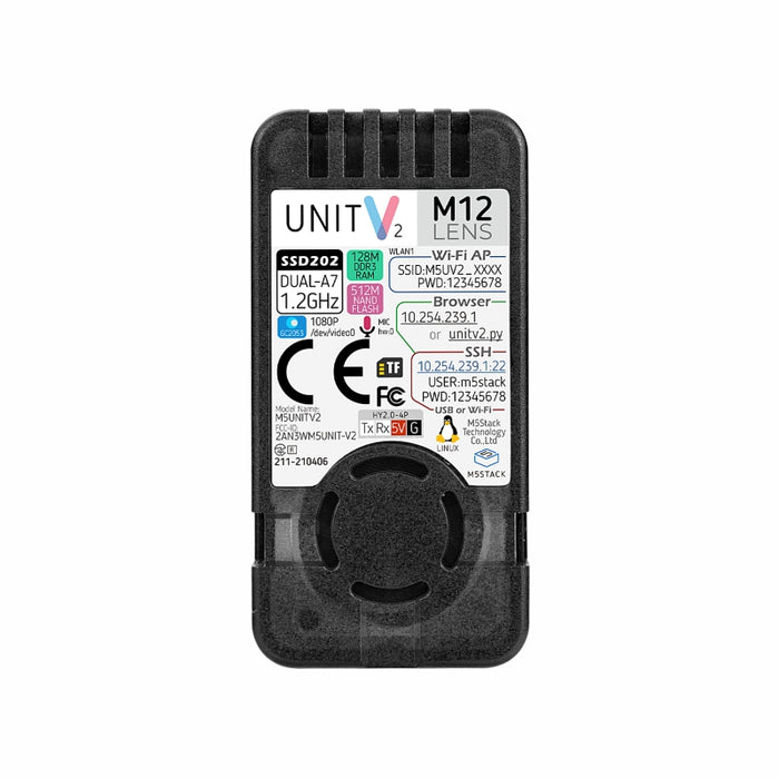 M5Stack UnitV2 M12 Version with Cameras - m5stack-store