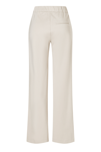 MAC Chiara light jersey straight leg trousers in moon grey – Dotique