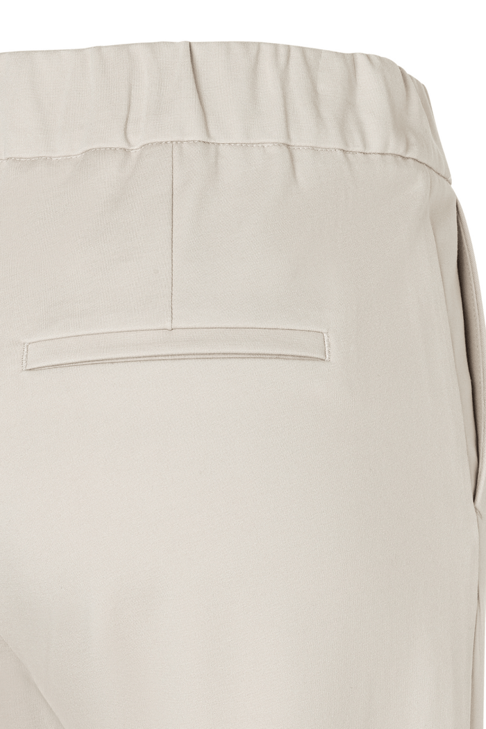 MAC Chiara light jersey straight leg trousers in moon grey – Dotique