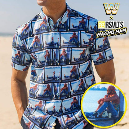 RSVLTS WWE Short Sleeve Shirt Macho Man "Deep Thoughts" – KUNUFLEX Short Sleeve Shirt