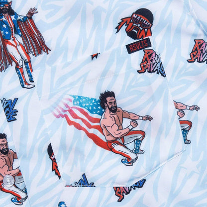 RSVLTS WWE Short Sleeve Shirt Macho Man USA – KUNUFLEX Short Sleeve Shirt