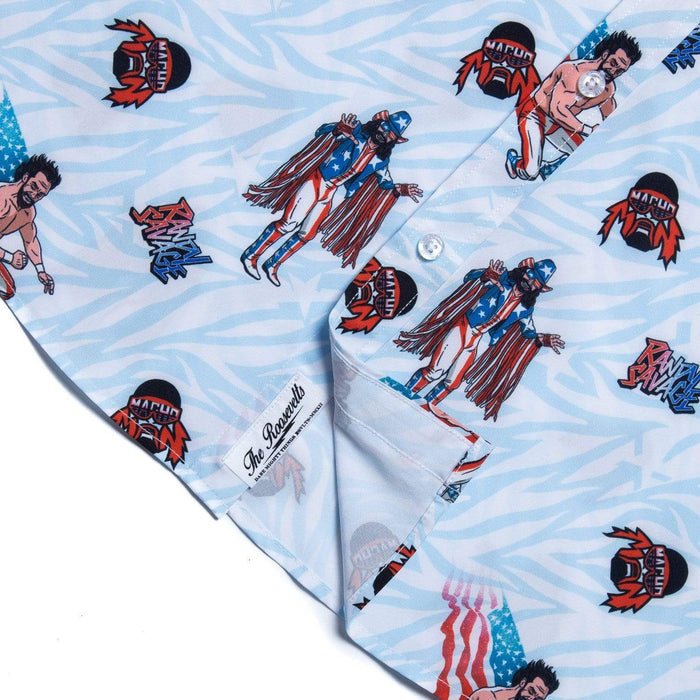RSVLTS WWE Short Sleeve Shirt Macho Man USA – KUNUFLEX Short Sleeve Shirt