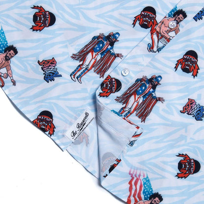 RSVLTS WWE Short Sleeve Shirt Macho Man USA – KUNUFLEX Short Sleeve Shirt