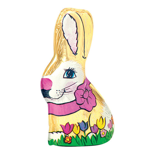 Madelaine Milk Chocolate Foiled Semi Solid Rabbit Candy - 48 Count