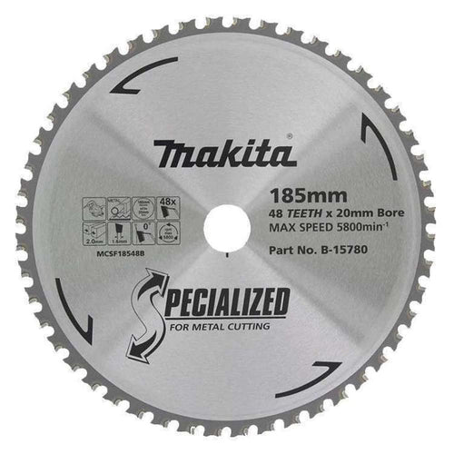 Makita Cold Cutting Blade for Metal 185mm x 48T