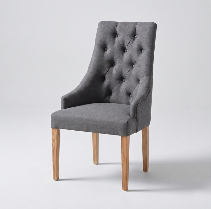 Malibu Dining Chair - Grey
