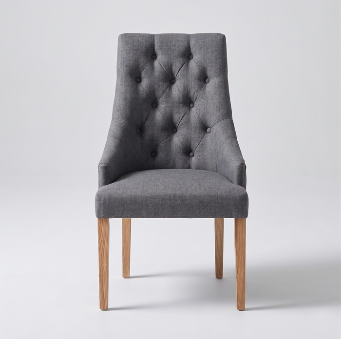 Malibu Dining Chair - Grey