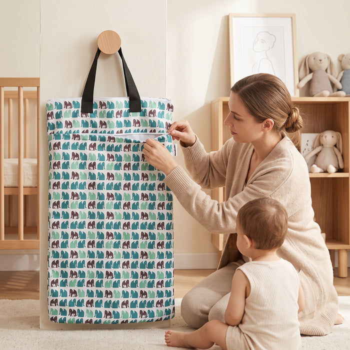 Mama Koala Hanging Wet Dry Bags(2 Pack)-Love You