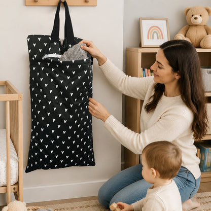 Mama Koala Hanging Wet Dry Bags(2 Pack)-Mosaic