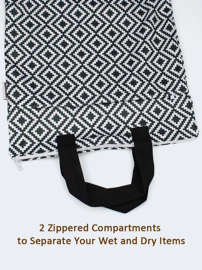 Mama Koala Hanging Wet Dry Bags(2 Pack)-Mosaic
