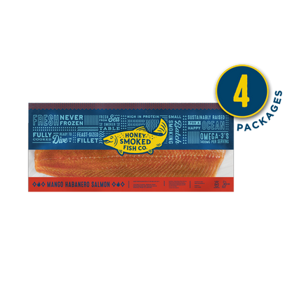 Mango Habanero Salmon — Four Packages of Whole Sides