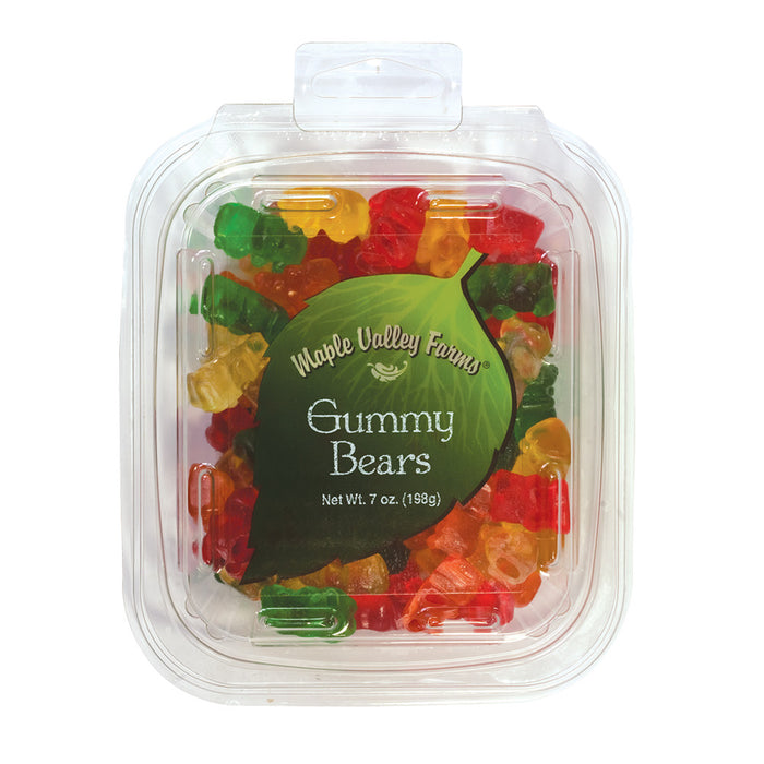 Maple Valley Farms Bears Gummy 7oz Peg Tub - 6ct