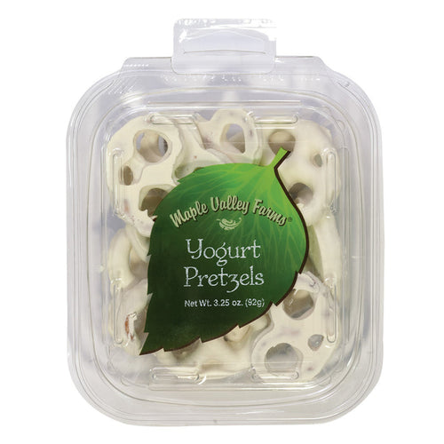 Maple Valley Farms Pretzels Yogurt 3.25oz Peg Tub - 6ct