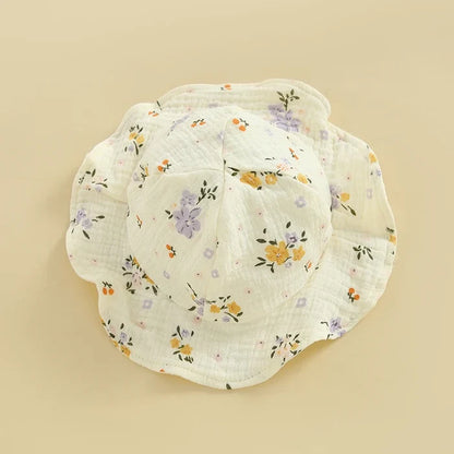 MARA Floral Romper with Sun Hat