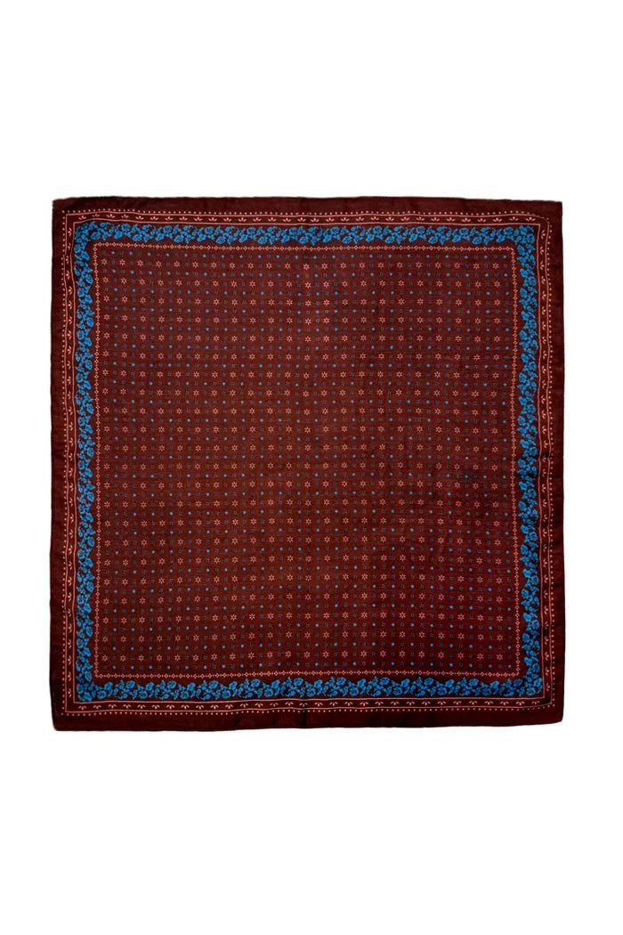 Maroon Ditsy Floral Wildrag Bandana