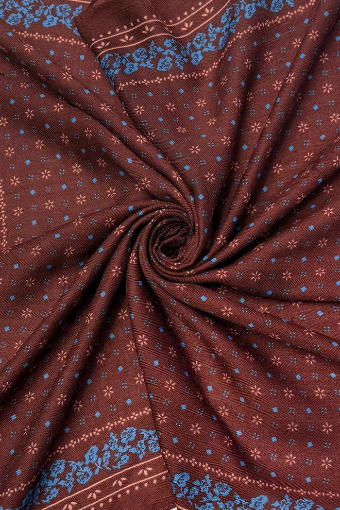 Maroon Ditsy Floral Wildrag Bandana