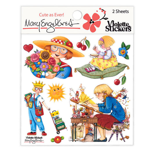 Mary's Art Sticker Sheet