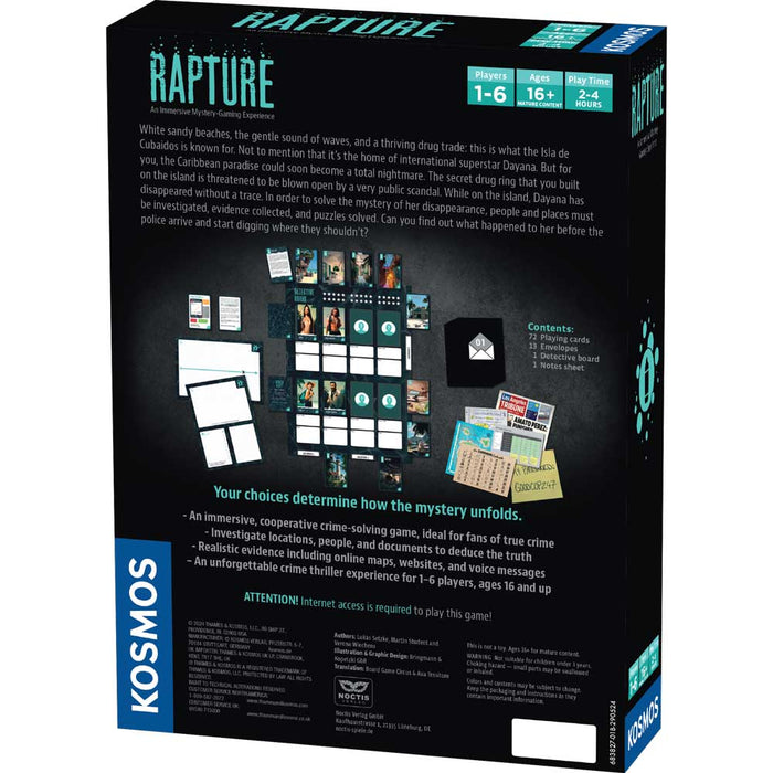 Masters of Crime: Rapture Games Thames & Kosmos