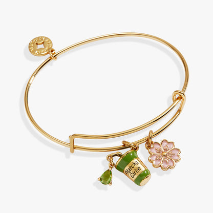 'Matcha Girlie' Charm Bangle