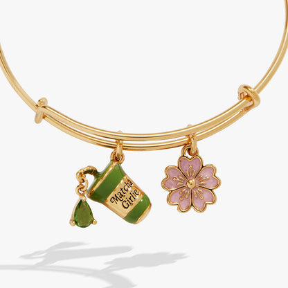 'Matcha Girlie' Charm Bangle