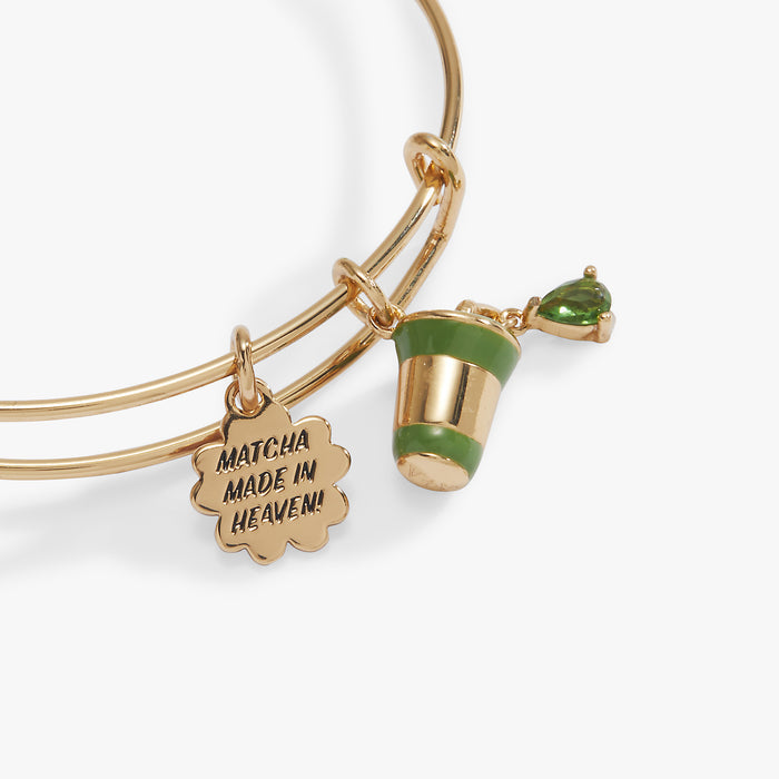 'Matcha Girlie' Charm Bangle