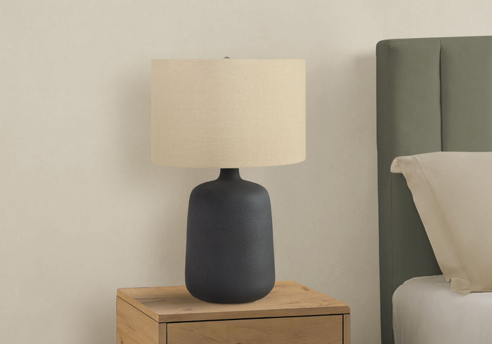 Matte Black Contemporary Table Lamp [Online Only]