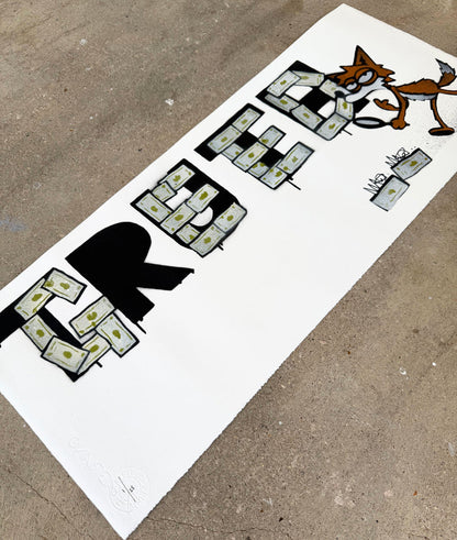 MAU MAU - Follow the Money - ORIGINAL ON PAPER, ed 25