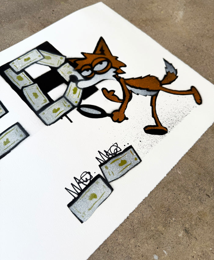 MAU MAU - Follow the Money - ORIGINAL ON PAPER, ed 25